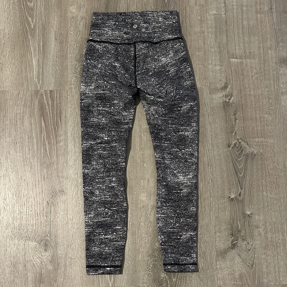 Lululemon Sz 4 Wunder Under Hi Rise 7/8 Tight Workout Athletic‎ Women’s Leggins - Picture 3 of 9